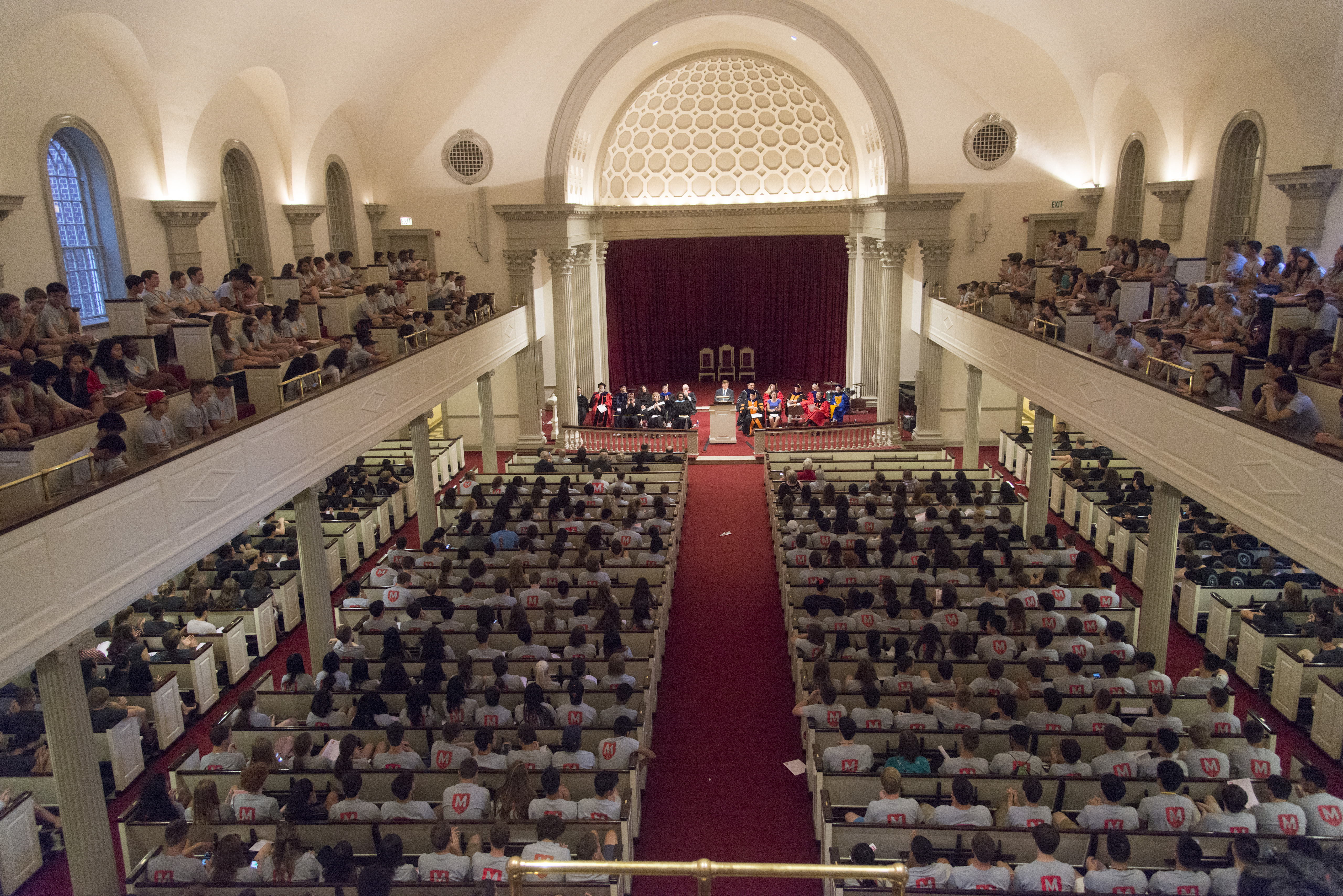 ceremony at chapel